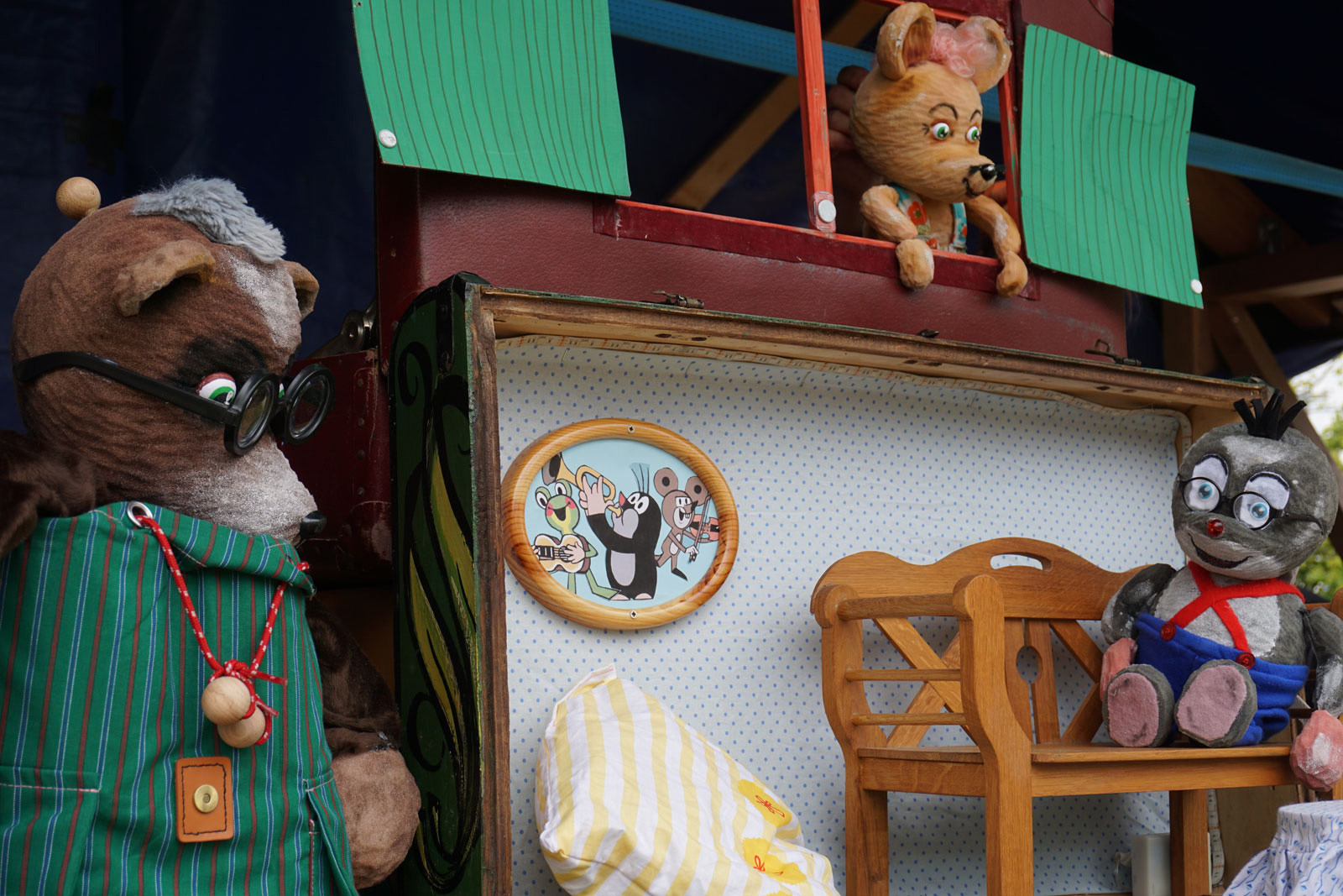 Foto: Puppenspiel "Der Maulwurf und seine Freunde". Fotoautor: Figurentheater Schnuppe, Gingst