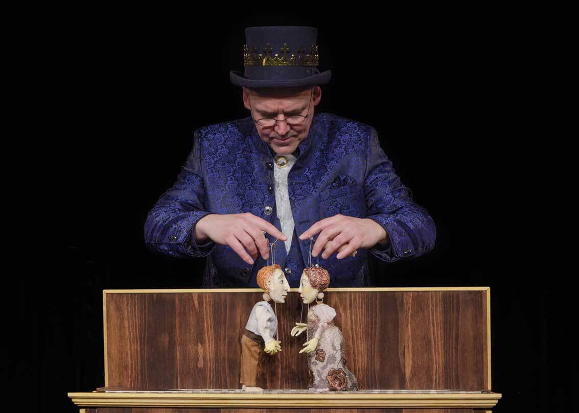 Puppenspiel "Das tapfere Schneiderlein". Fotoautor: Wicht-Theater